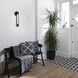 Tig LED 18 inch Sand Black Outdoor Wall Sconce